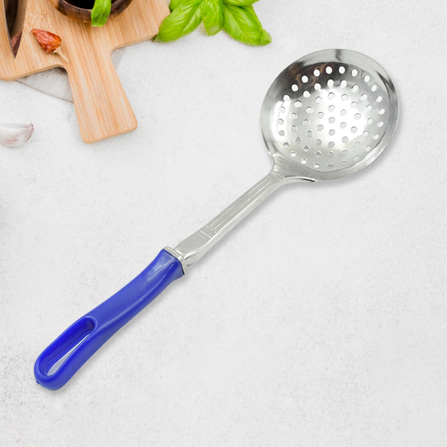 Colander Spoon, Non Slip Hand Polished Thickened Hot Pot Spoon for Kitchen for Restaurant, Stainless Steel Cooking Colander Skimmer Slotted Spoon Kitchen Strainer Ladle with Long Handle for Kitchen Cooking Baking (35 Cm & 34Cm) Colander Spoon, Non Slip Hand Polished Thickened Hot Pot Spoon for Kitchen for Restaurant, Stainless Steel Cooking Colander Skimmer Slotted Spoon Kitchen Strainer Ladle with Long Handle for Kitchen Cooking Baking (35 Cm & 34Cm)